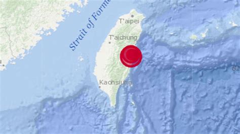 taiwan erdbeben stärke